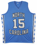 North Carolina Vince Carter Authentic Signed Blue jersey BAS Witnessed #K19041