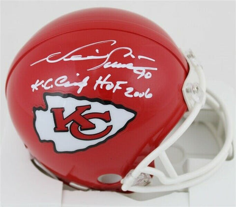 Neil Smith "KC Chiefs HOF 2006" Signed Kansas City Chiefs Mini Helmet (JSA COA)