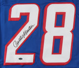 Curtis Martin Signed New England Patriots Jersey (Schwartz COA) 5xPro Bowl R.B.