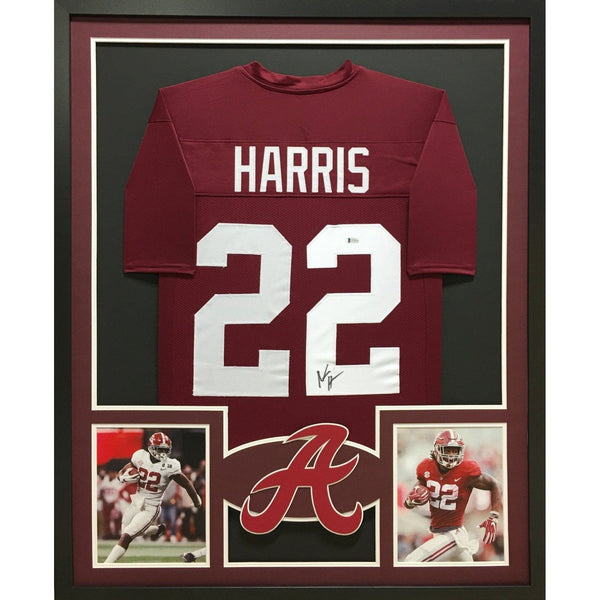 Najee Harris Autographed Signed Framed Alabama Crimson Tide Jersey BECKETT