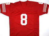 Steve Young Autographed Red Pro Style Jersey - JSA W *Black