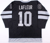 Guy Lafleur Signed Montreal Canadiens Black Jersey (JSA) 5xStanley Cup Champion