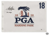 Collin Morikawa Autographed "1st Major" 2020 PGA Champ Flag UDA LE 50