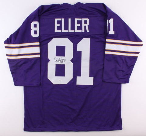 Carl Eller Signed Vikings Jersey Inscribed "HOF 04" (TSE COA) 1969 NFL Champions