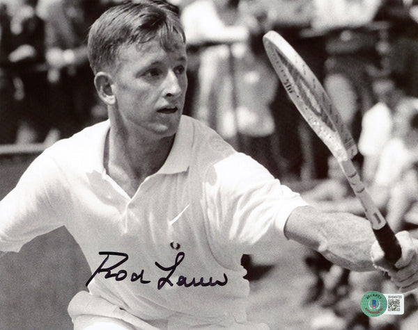 Rod Laver Authentic Signed 8x10 Black & White Photo Autographed BAS #BH049720