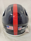 LAWRENCE TAYLOR "HOF" SIGNED NEW YORK GIANTS THROWBACK SPEEDFLEX HELMET JSA QR