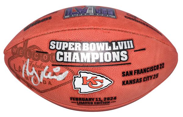 ANDY REID SIGNED KANSAS CITY CHIEFS SUPER BOWL 58 LVIII CHAMPIONS FOOTBALL BAS