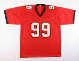 Warren Sapp Signed Tampa Bay Buccaneers Jersey (Beckett) Super Bowl XXXVII Champ