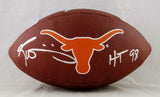 Ricky Williams Autographed Longhorns Wilson Football w/ HT 98- JSA Witnessed Aut