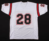 Marshall Faulk Signed San Diego State Aztecs White Jersey (JSA COA) Rams HOF RB