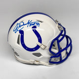 ERIC DICKERSON AUTOGRAPHED SIGNED INDIANAPOLIS COLTS MINI HELMET HOF '99 BECKETT