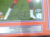 DESHAUN WATSON AUTOGRAPHED FRAMED 8X10 PHOTO CLEMSON TIGERS BECKETT BAS 123686