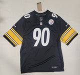 TJ WATT SIGNED PITTSBURGH STEELERS NIKE SCREENPRINT XL JERSEY BECKETT QR