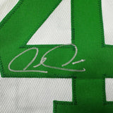 Framed Autographed/Signed Paul Pierce 33x42 Boston White Jersey Beckett BAS COA