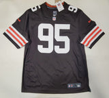 MYLES GARRETT SIGNED CLEVELAND BROWNS NIKE XL SCREENPRINT JERSEY BECKETT QR