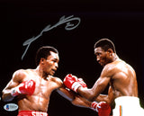 SUGAR RAY LEONARD AUTOGRAPHED SIGNED 8X10 PHOTO VS. THOMAS HEARNS BECKETT 178106