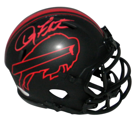 DOUG FLUTIE AUTOGRAPHED SIGNED BUFFALO BILLS ECLIPSE SPEED MINI HELMET BECKETT