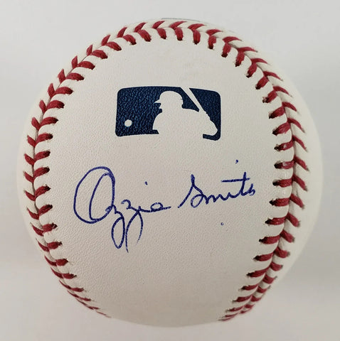 Ozzie Smith Signed ML Baseball (MLB & Fanatics) St L. Cardinals / 15xAll Star SS