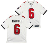 Buccaneers Baker Mayfield Authentic Signed White Nike Limited Jersey BAS Witness