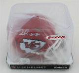 Frank Clark Signed Kansas City Chiefs Speed Mini Helmet (JSA Witness COA)