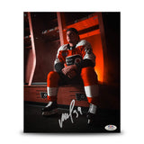 Matvei Michkov Locker Room Philadelphia Flyers Autograph 11x14 Hockey Photo PSA