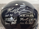 Mike Singletary INSCRIBED x6 Autographed Signed Authentic Proline Helmet JSA COA