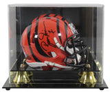 Bengals Boomer Esiason Authentic Signed Speed Mini Helmet W/ Case BAS Witnessed