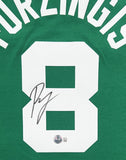 Kristaps Porzingis Boston Celtics Signed Nike Icon Edition Swingman Jersey BAS