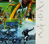 World Champion Multi-Signed Green Bay Packers Unframed 27x36 Lithograph Print