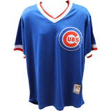 Ryne Sandberg Autographed Chicago Cubs Blue Majestic XL Jersey Beckett 48388