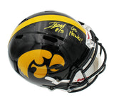 Tyler Goodson Signed Iowa Hawkeyes Speed Full Size NCAA Helmet-Go Hawks