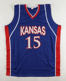 Mario Chalmers Signed Kansas Jayhawks Jersey (JSA COA) 2008 NCAA National Champs