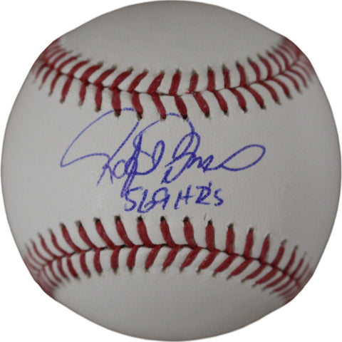 Rafael Palmeiro Autographed Baltimore Orioles OML Baseball 569 HR Beckett 48017