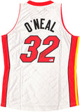 HEAT SHAQUILLE O'NEAL AUTOGRAPHED M&N NBA 75TH ANNIVERSARY JERSEY BECKETT 235524