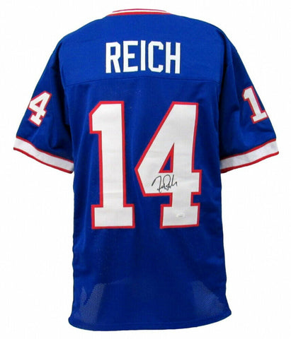 Frank Reich Signed Buffalo Bills Jersey (JSA COA) Jim Kelly's Back Up 1985-1994