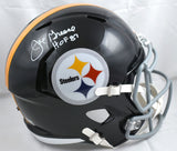 Joe Greene Autographed Steelers F/S 63-76 Speed Helmet w/HOF-Beckett W Hologram