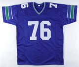 Steve Hutchinson Signed Seattle Seahawks Jersey Inscribed HOF '2020 (Beckett)