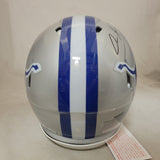 AIDAN HUTCHINSON SIGNED DETROIT LIONS THROWBACK SPEED AUTHENTIC HELMET BECKETT