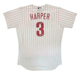 BRYCE HARPER Autographed Philadelphia Phillies Authentic Jersey FANATICS