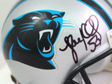 Luke Kuechly Autographed Carolina Panthers Mini Helmet-Beckett W Hologram *Black