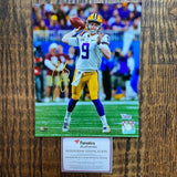 JOE BURROW AUTOGRAPHED SIGNED 8x10 LSU TIGERS PHOTOGRAPH FANATICS BENGALS PHOTO