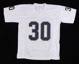 Frank Stams Signed Notre Dame Fighting Irish Jersey (JSA) 1988 National Champion