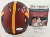 Emmanuel Forbes Signed Washington Mini-Helmet (JSA COA) Commanders 1st Round Pck