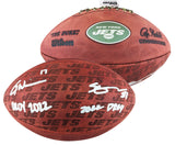 Jets Ahman "Sauce" Gardner & Garrett Wilson Signed "Duke" Football W/ Case BAS W