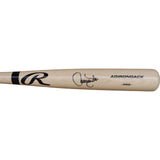 Larry Walker Autographed Colorado Rockies Blonde Baseball Bat TRI 47365