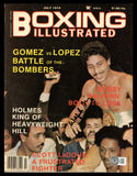 Wilfredo Gomez Autographed Boxing Illustrated Magazine Beckett BAS QR #BH26988