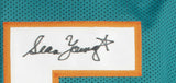 Sean Young (Ray Finkle) Signed Jersey (PSA COA) "Ace Ventura" Miami Dolphins