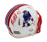 Rob Gronkowski Signed New England Patriots Speed Throwback '90-'92 Mini Helmet