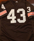 Mike Pruitt Signed Cleveland Browns Jersey (JSA COA) 2xPro Bowl Full Back