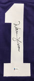 Warren Moon Signed Minnesota Vikings Jersey (Beckett COA) 9xPro Bowl Q.B.